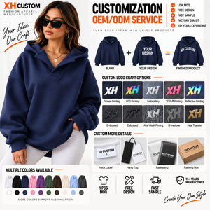 Custom Logo Women Oversized Hoodie <b>Batwing</b> Sleeve Loose Fit Pullover Sweatshirt Casual Hooded <b>Tops</b> Manufacturer - Product Image 3