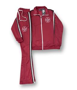 Trajes de sudor de etiqueta privada de moda Sudadera con capucha de peso pesado y pantalones de chándal apilados Conjunto de chándal de talla grande para hombres - Product Image 5