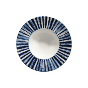 Mistral Banquet Porcelain Deep <b>Plate</b> 28 cm 400 Cc <b>Large</b> Oriental Style Dishwasher Safe Pasta and Gastronomy <b>Plate</b> for Parties - Product Image 1
