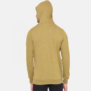 Nueva llegada OEM hombres pulóver Sudadera con capucha 100% algodón personalizado impreso Color liso Sherpa polar bordado para invierno - Product Image 2
