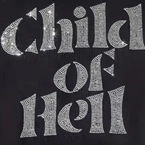 Sweat à capuche surdimensionné en coton 100% avec strass brillants personnalisés, lavage à l'acide, style vintage streetwear, fermeture éclair, poche, hiver - Product Image 6