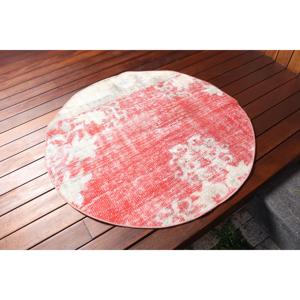 Alfombra Turca Vintage de 3.2x3.3 pies, Alfombra Abstracta Roja - Product Image 2