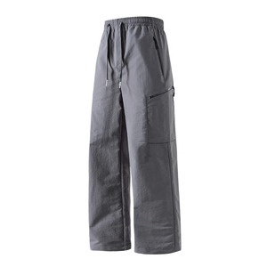 Randonnée femmes pantalon taille élastique pantalon imperméable poches zippées Sport pantalon hommes coupe-vent extérieur Cargo pantalon pêche pantalon - Product Image 3