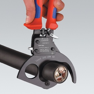 เครื่องตัดสายเคเบิล KNIPEX ความยาวรวม 320 มม. ขัดเงาพร้อมด้ามจับหลายส่วนประกอบสำหรับมีดและเครื่องมือระดับมืออาชีพขนาด 600 มม. - Product Image 3