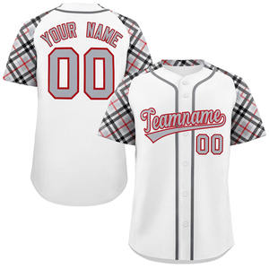 Maillot de baseball en maille personnalisé taille USA vêtements de sport élégants logo cousu personnalisé nom hommes maillot de baseball boutonné - Product Image 1
