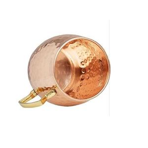 Tazas de cerámica de cobre modernas de alta calidad con patrón martillado, duraderas y al mejor precio para cócteles y bebidas de la India - Product Image 1