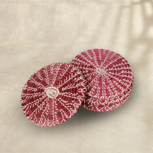 Posavasos planos de algas marinas hechos a mano Juego de 4 productos ecológicos Hecho en Vietnam Decoración de mesa al por mayor - Product Image 4