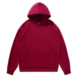 Wholesale Heavyweight Cotton Winter Custom Logo Oversized Plain Blank Hoodies <b>Mens</b> <b>Pullover</b> Unisex Bulk Plus <b>Men's</b> Hoodies - Product Image 4