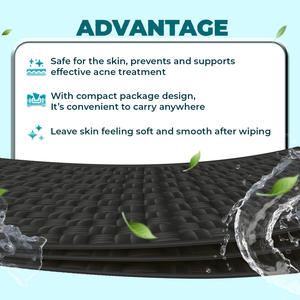 Toallitas Húmedas Profesionales Ecowipes Anti-Acné para el Cuidado de la Piel Femenina, con Aroma a Menta, 100% de Tela de Carbón de Bambú, Directamente de Vietnam, para Adultos - Product Image 3