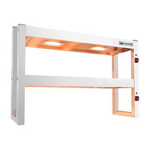 Portique chauffant commercial avec lampes infrarouges - 1200x300mm - 1,08kW - 2 niveaux - Product Image 5