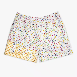 Pantalones cortos para niños con logotipo personalizado en blanco para hombres, pantalones cortos deportivos de malla de poliéster para gimnasio para hombres, baloncesto con bolsillo profesional - Product Image 1