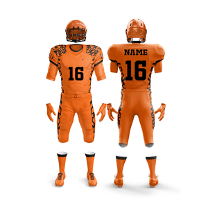 Nouveaux uniformes de football américain grande taille été séchage rapide respirant manches courtes anti-UV antibactérien personnalisé vente en gros OEM - Product Image 4