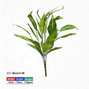 Planta Artificial de Croton Amarillo Verde AFF Bunch -36 - Product Image 1