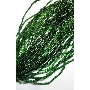 24 brins de tsavorite naturelle 3-4mm perles lisses rondes 795 Cts Lot Iroc ventes 16 pouces collier de perles de pierres précieuses US $605 pour tous - Product Image 2