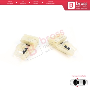 BWR349+BWR351 Window Regulator Repair <b>Clips</b> A+B Front Door for 3 Series E46 Compact 2001-2005 2-Door 51338251351 51338251352 - Product Image 4