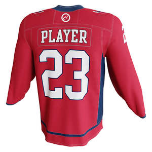 Jersey de Hockey sobre Hielo 100% Poliéster al por Mayor, Bordado Personalizado, Apliques, Uniforme de Hockey, Servicio OEM, Ropa para Jugadores Adultos - Product Image 6