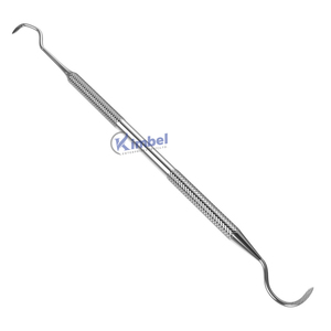 Double Ended Dental Tartar Scraper Scalar Stainless Steel and Plastic Manual Power Source Dental <strong>Scaler</strong> - Product Image 2