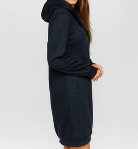 Oversized Drop Shoulder Solid Color Streetwear Custom Puff Printed logo Baggy Pullover <b>ladies</b> <b>long</b> plain hoodies for women - Product Image 2