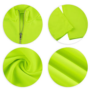 Chándal cortavientos ligero de 2 piezas para mujer, pantalones de chándal con capucha y cremallera completa con cuello levantado y patrón sólido - Product Image 2