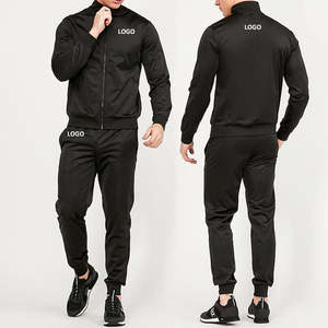 Entrenamiento Jogging Bordado Chándales Slim Fit Algodón Cargo Sweat Hombres Sudaderas con capucha Sudaderas y pantalones - Product Image 1