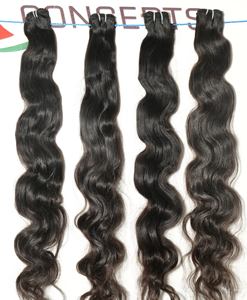 Vente en gros d'extensions de cheveux humains de couleur naturelle indienne 100% non transformés paquet Bodywave bon marché vierge lâche vague profonde Super Wave - Product Image 1