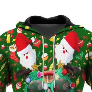 Chándales navideños de alta calidad para hombre, último diseño OEM, ropa ligera de invierno, gran oferta en tallas XXL XL, logotipo personalizable - Product Image 4