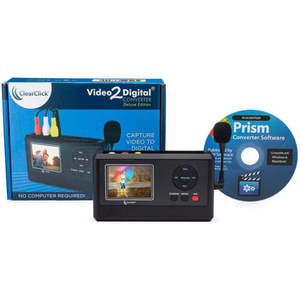 วิดีโอ2ดิจิทัล ®   ตัวแปลงสัญญาณ - รุ่นดีลักซ์ บันทึกวิดีโอจากเครื่องวีซีอาร์, เทปวีเอชเอส, ไฮ8, กล้องวิดีโอ, ดีวีดี และระบบเกม - ไม่มี - Product Image 1