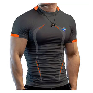 T-shirt surdimensionné 100% coton pour homme Séchage rapide et poids lourd Coupe courte Style Streetwear Conception vierge personnalisée de haute qualité - Product Image 4