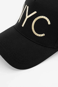 Logotipo personalizado de la ciudad de Nueva York, unisex, bordado 3D, hebilla de metal ajustable, poliéster/lona de algodón, negro, gorra unisex para todas las estaciones - Product Image 5