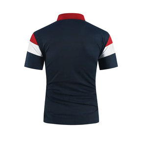 Polo de algodón 100% para hombre, ropa de verano informal de manga corta, ropa de calle ajustada para hombre, camisa Polo estilo 2023 - Product Image 6