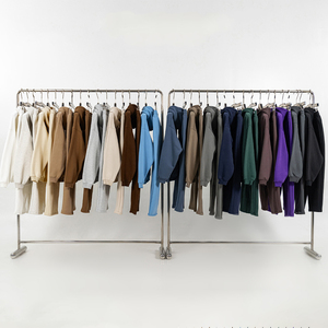 Personalizado liso polar Sudadera con capucha pantalones de chándal 2 piezas conjunto de algodón poliéster chándal Puff impresión hombres pulóver sudaderas con capucha conjuntos - Product Image 5