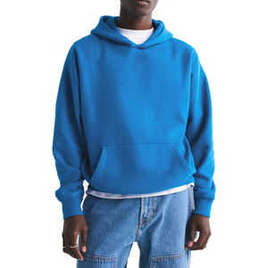 Hombres al por mayor de encargo del logotipo de lana sudaderas con capucha para los hombres de alta calidad sudaderas en blanco liso de gran tamaño sudaderas con capucha de talla grande - Product Image 4