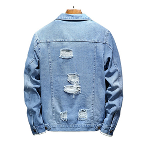 Chaqueta vaquera para hombre y niño de estilo europeo y americano de los años 2025 con cuello levantado Nueva colección de primavera y otoño - Product Image 2