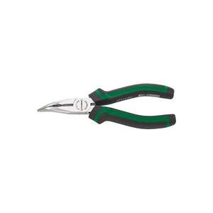 Pince téléphonique à bec plat incurvé (forme B 45) Stahlwille avec tête chromée - Product Image 1