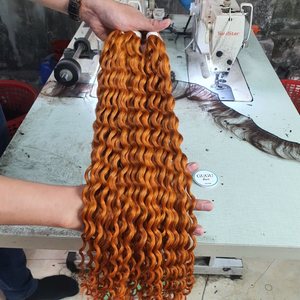 ผมแท้แบบชาวเวียดนามผมแท้สีส้มตรงยาว19วินาทีเครื่องทอสองชั้น100กรัม - Product Image 3