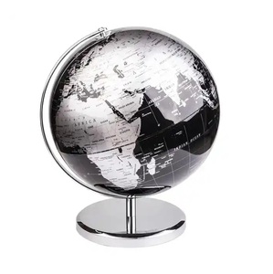 Vajilla de metal terminada de fábrica con mapa del mundo de diseño corporativo para laboratorio de oficina, escuela, lecciones de Geografía - Product Image 6