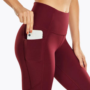 Mallas de Yoga ajustadas personalizadas para mujer, Leggings de entrenamiento de alta calidad, sin costuras, de cintura alta - Product Image 4