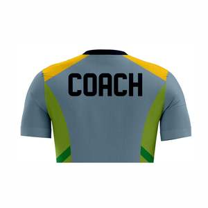 เสื้อโค้ชสำหรับเสื้อ-เสื้อแขนสั้นแบบสปอร์ตพิมพ์ลายโพลีเอสเตอร์ - Product Image 5