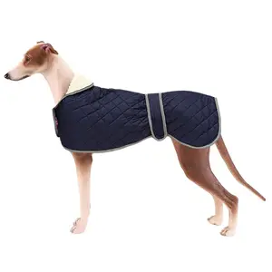 greyhound whippet coats Dog Clothing Winter Fleece Lined Greyhound Whippet Coat BY Fugenic Industries