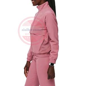 Chaqueta de uniforme de hospital Scrub personalizada, uniformes de enfermería elásticos, chaquetas médicas Scrub - Product Image 2