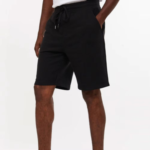 Pantalones Cortos de Felpa Francesa para Hombre con Logotipo Personalizado, Estilo Casual, Color Sólido, 100% Algodón, Transpirables, de Secado Rápido, Teñido Liso - Product Image 4