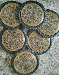 3 pcs <b>Beaded</b> table <b>placemats</b> - Product Image 4