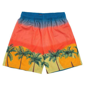 กางเกงขาสั้นวินเทจเอวกลางผู้ชายปี 2024 รุ่นพรีเมียมสั่งทำพิเศษ พิมพ์ลายกราฟิกด้วยเทคนิคฮีททรานเฟอร์ ผ้าโพลีเอสเตอร์ แห้งเร็ว ระบายอากาศได้ดี - Product Image 1