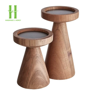 ชามแป้งทำจากไม้สำหรับทำเทียนชามแป้งทำด้วยมือผลิตจาก hnh CRAFT เวียดนาม - Product Image 5