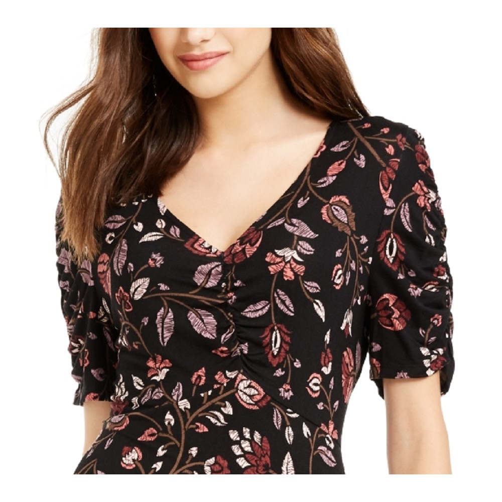 thea black embroidered mini dress Independent Trading Co. EXP50F Mens Flannel Shirt main image 0