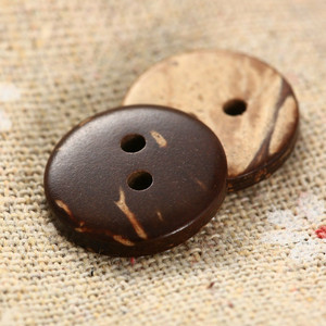 Botones de cáscara de coco de estilo Vintage para ropa, botones de tamaños personalizados hechos a mano con logotipo privado de marca al por mayor - Product Image 5