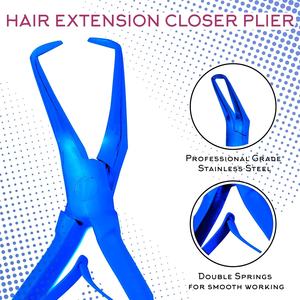 Kit de Herramientas para Extensiones de Cabello Obexa, Acero Inoxidable de Grado Quirúrgico, Microlink Itip Azul, 7.72x4.37x1.34 Pulgadas, Profesional - Product Image 5