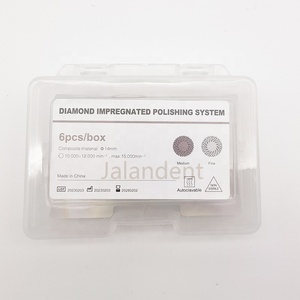 Nuovo arrivo dentaria 6 pz/scatola dischi di lucidatura media e Fine sistema di lucidatura impregnato di diamante - Product Image 6