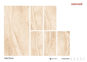 ASBO DYNA Carreaux de porcelaine émaillée antidérapants de 600x1200mm de conception européenne moderne pour l'intérieur pour la décoration de la chambre - Product Image 2
