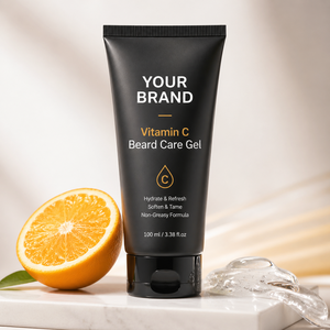 Huile de croissance de barbe à la vitamine C, marque privée, OEM, biologique, rafraîchissante, hydratante, tenue moyenne, pour le soin masculin - Product Image 3
